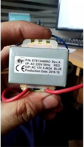 Power Transformer ETE13486RO AC220V to AC13V0.462A Rolling Shutter Door Transformer 12128 in Saudi Arabia