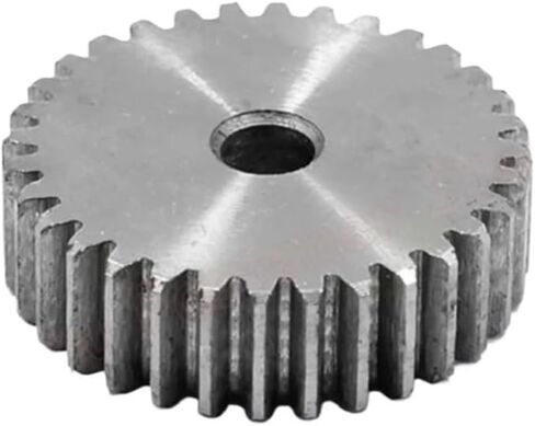 1pc 1m 8t-60t pinion Spur Gear 1 Mod أسطوانية ترس مسطح 8 12 13 14 15 16 17 18 19 20 21 22 23 24 25 26 27-60 الأسنان 45# الصلب (1M 16T (Bore 6mm)) in Kuwait