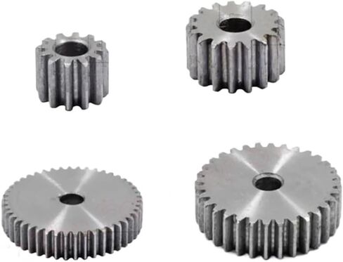 1pc 1m 8t-60t pinion Spur Gear 1 Mod أسطوانية ترس مسطح 8 12 13 14 15 16 17 18 19 20 21 22 23 24 25 26 27-60 الأسنان 45# الصلب (1M 16T (Bore 6mm)) in Kuwait