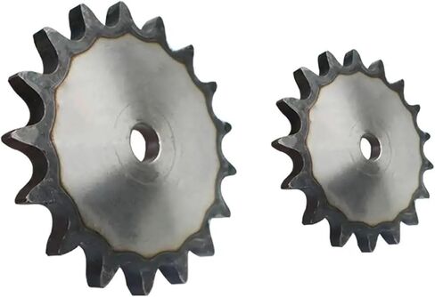 1pcs 08b 10-25 سلسلة الأسنان محرك المسطح المسطح A3 أسطوانة الصلب الترس الملعب 12.7 مم عجلة ضرس صناعية (10 أسنان) in Kuwait