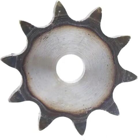 1pcs 08b 10-25 سلسلة الأسنان محرك المسطح المسطح A3 أسطوانة الصلب الترس الملعب 12.7 مم عجلة ضرس صناعية (10 أسنان) in Kuwait