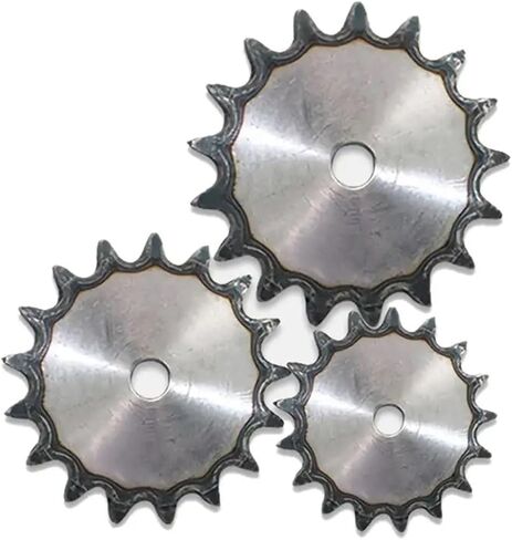 1pcs 08b 10-25 سلسلة الأسنان محرك المسطح المسطح A3 أسطوانة الصلب الترس الملعب 12.7 مم عجلة ضرس صناعية (10 أسنان) in Kuwait