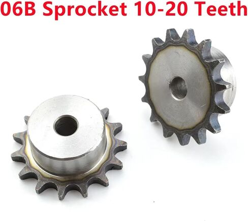 1pcs 45# Steel 06b سلسلة محرك أقراص 10-20 أسطوانة أسطوانة الأسنان الملعب 9.525 مم عجلة ضرس صناعية (14 أسنان) in Saudi Arabia