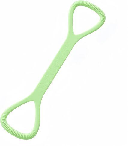 Figure 8 Resistance Band with Handles - 25lb Silicone Exercise Bands for Physical Therapy, Home Gym, Arm Back Shoulder Chest Workout - Portable Fitness Stretch Equipment for Women & Men in Saudi Arabia