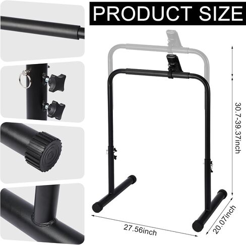 Leinuosen Large Handle Bar for Walking Pad Only with Phone Holder and Cup Holder Adjustable Handrail Height Comfortable Grip Stainless Steel Frame Overbold Stable (Small) in Saudi Arabia