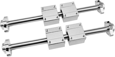 احترافي 10pcs محور البصري محور خط خطية خطوط السكك الحديدية OD8/10/12mm 200-600mm+SCS8/10/12UU كتل المحامل الخطية+SHF8/10/12 الدعم (300 مم ، 16 مم) in Saudi Arabia