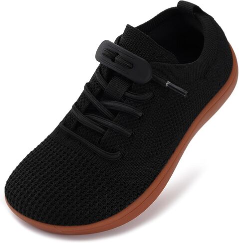 WHITIN Toddler/Little Kid Wide Barefoot Shoes | Slip on Zero Drop Minimalist Sneakers for Boys Girls | Adjustable No-Tie Lacing Design in Saudi Arabia