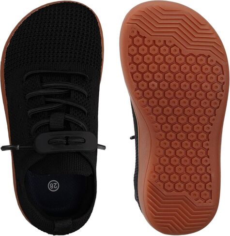 WHITIN Toddler/Little Kid Wide Barefoot Shoes | Slip on Zero Drop Minimalist Sneakers for Boys Girls | Adjustable No-Tie Lacing Design in Saudi Arabia