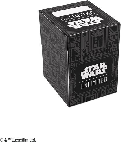 Gamegenic Star Wars Unlimited SOFT CRATE - Full-Color Printed & Officially Licensed Durable Deck Box, Holds 60 Double-Sleeved Cards, Perfect for TCGs and LCGs, Unlimited Pattern, Made in Saudi Arabia