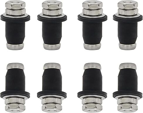 8Pcs RV Water Tank Probe Sensors, Water Level Screw-in Sensors Tank Sensors Black in Saudi Arabia