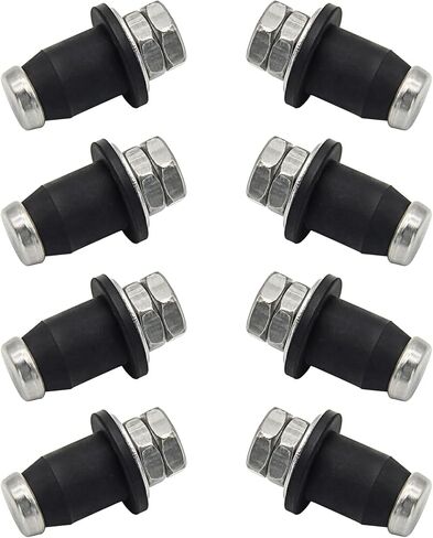 8Pcs RV Water Tank Probe Sensors, Water Level Screw-in Sensors Tank Sensors Black in Saudi Arabia