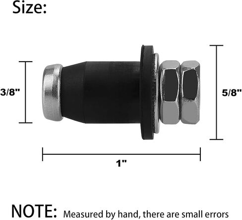 8Pcs RV Water Tank Probe Sensors, Water Level Screw-in Sensors Tank Sensors Black in Saudi Arabia
