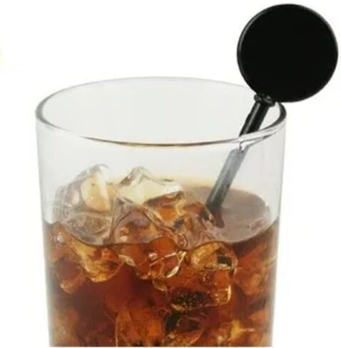 Brccee AC 100PCS 7 Inches Cocktail Swizzle Sticks, Disposible Plastic Drink Stirrers Plastic Coffee Whiskey Beverage Stirrers (Transparent) in Kuwait