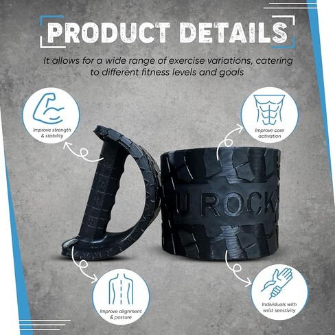 Ultra Rockers – Instability Training Platform for Core Strength, Balance, and Stability | Wrist Relief for Push-Ups & Strength Training | Home Gym & Fitness Equipment in Saudi Arabia