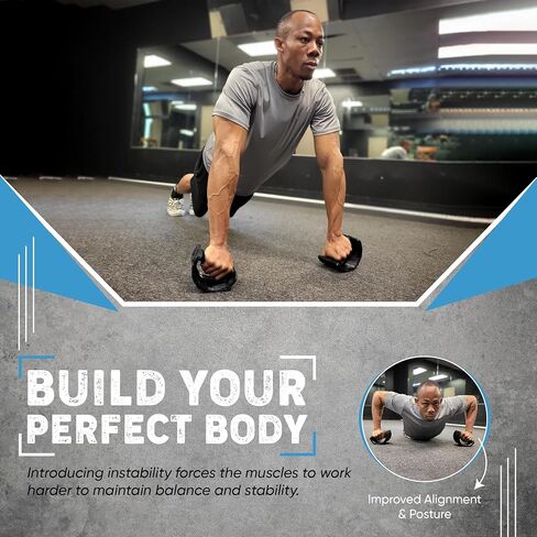 Ultra Rockers – Instability Training Platform for Core Strength, Balance, and Stability | Wrist Relief for Push-Ups & Strength Training | Home Gym & Fitness Equipment in Saudi Arabia