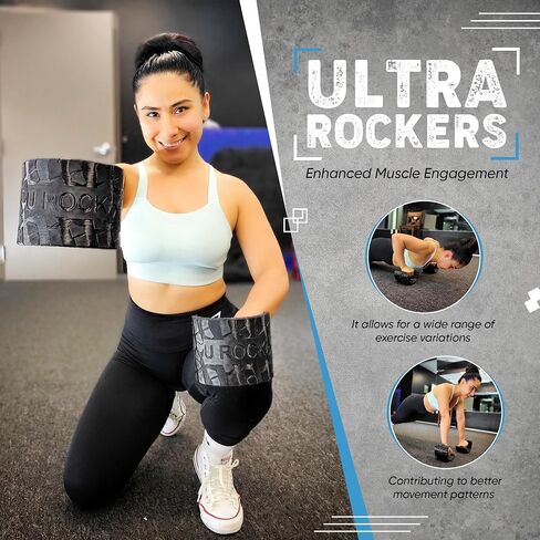 Ultra Rockers – Instability Training Platform for Core Strength, Balance, and Stability | Wrist Relief for Push-Ups & Strength Training | Home Gym & Fitness Equipment in Saudi Arabia
