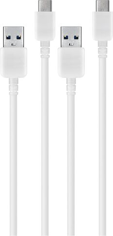 Samsung EP-DN930CWEGUS USB-C to USB-A Sync and Transfer Cable, 1 Meter, Retail Packaging, White in Saudi Arabia