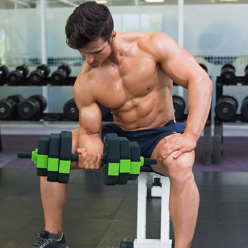 مجموعة الدمبل القابلة للتعديل ، الأوزان القابلة للتعديل 30/44/66/88 رطل مجموعة خالية من الوزن لصالة الألعاب الرياضية المنزلية in Kuwait