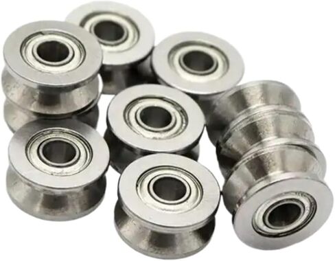 V623ZZ V Groove Roller Wheel Ball 3 * 12 * 4mm Embroidery Machine Pulley Bearing 5Pcs in Saudi Arabia