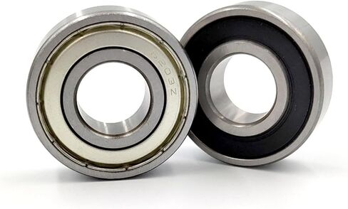 Deep Groove Ball Bearings 6200 10 * 30 * 9 6201 12 * 32 * 10 6202 15 * 35 * 11 6203 17 * 40 * 12 ZZ2RS 1Pcs(6203 17x40x12) in Saudi Arabia