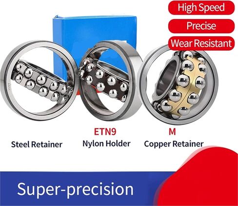 1Pcs High Precision Self-Aligning Ball Bearing 1212 1213 1214 1215 1216 1217 ETN9/EKTN9(1214EKTN9) in Saudi Arabia