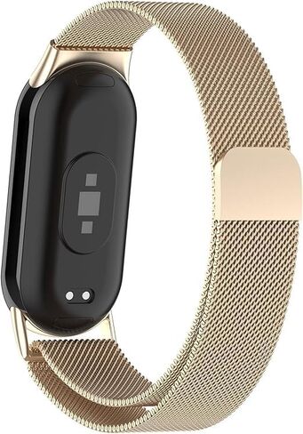 الأشرطة المتوافقة مع حزام Xiaomi Smart Band 10 ، شبكات معدنية منسوجة من الفولاذ المقاوم للصدأ الاستبدال بديل ووتش فرقة لشراء Xiaomi Mi 10 in Kuwait