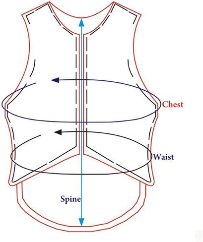 Hilason Western Adult Safety Fearostrian Eventing Stest Protection Protection Step | ركوب الخيل للجنسين in Kuwait