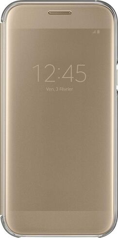 Samsung Original S View Cover for Galaxy A5 2017 - Gold in Saudi Arabia