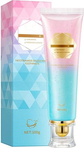 Utogru Nicotinamide Whitening Toothpaste, Busaurus Toothpaste, Enamel Safe Gel with Natural Stain Removal & Sensitivity Relief, Vegan Fluoride Free Fresh Mint 3.5oz (1) in Saudi Arabia