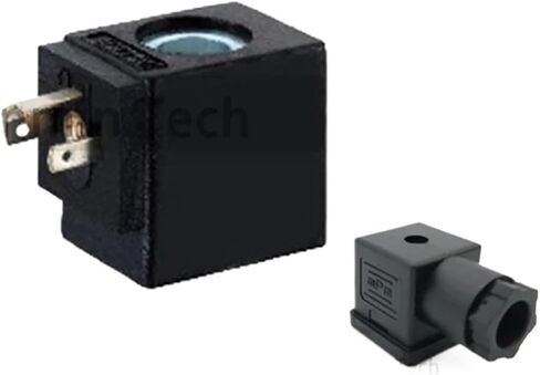 1pc 4V 110 Magnetic Valve Series Coil Electrical Solenoid Valve Coil DC24V AC220V Voltage Lead Type DIN43650C Valve Coil Sanmin(4V110,AC220V) in Saudi Arabia