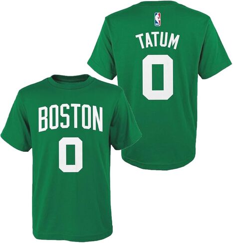 Outerstuff Jayson Tatum Boston Celtics Youth Green Name and Number Player T-Shirt in Kuwait