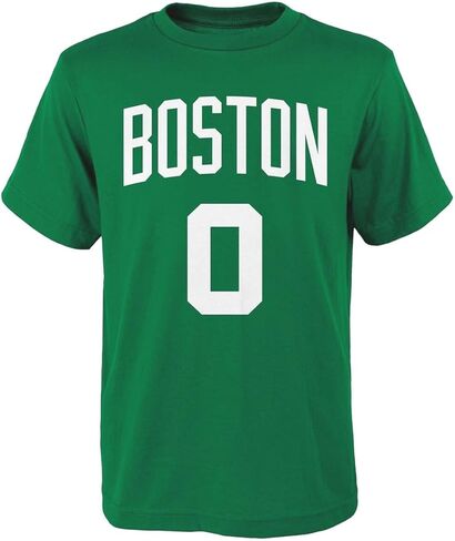Outerstuff Jayson Tatum Boston Celtics Youth Green Name and Number Player T-Shirt in Kuwait
