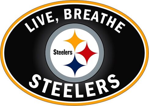 Siskiyou Sports NFL Pittsburgh Steelers Live-Breath Auto Secal ، ألوان الفريق ، مقاس واحد in Kuwait