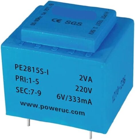 PE2815S-I Power 2VA 230V/6V/7.5V/9V/12V/15V/18V/24V استقالة محول عزل السلامة (2VA 230V 9V) in Saudi Arabia