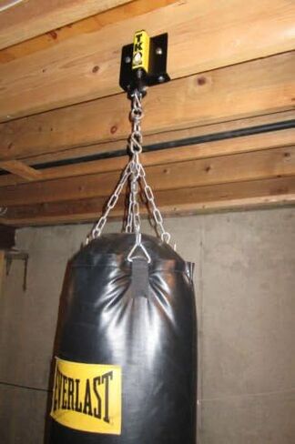 Rafter Heavy Bag Hanger for 120 lb Heavy Bags and Punching Bags | Easy Installation Directly into Wooden Rafters or Drywall | Noise Reducing Ceiling Mount for Bags Up to 120 Pounds in Saudi Arabia