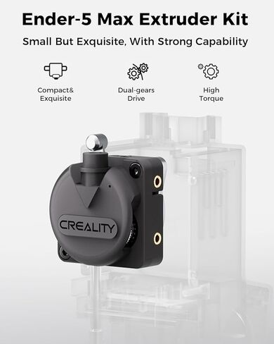 CREALITY الرسمية ENDER 5 MAX Prouder ، 80N قوة البثق القوية وتصميم الترس المزدوج توفر تغذية ناعمة ودقيقة ، متوافقة in Kuwait