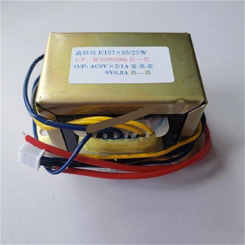 12V-0-12V 0.9A 9V 0.2A Transformer 220V 25VA 9V-0-9V 1A 9V 0.8A EI57*35 SPEAKER POWER SPEWOOFER TRANSPER FOR HF-057 (2x12V 0.9A 9V 0.2a) in Saudi Arabia