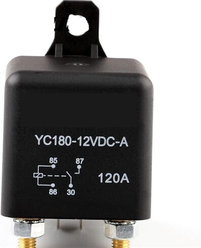 Car Truck Motor Automotive Relay 12V/24V 120A 2.4W Continuous Type Automotive Relay Car Relays 1Pcs(12V 120A) in Saudi Arabia