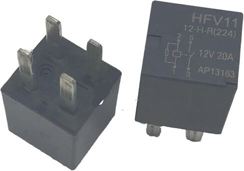 HFV11 012-H-R HFV11012HR HFV11 012 H R 012HR Automobile Relay 12VDC DC12V 12V 20 4PIN 5Pcs in Saudi Arabia