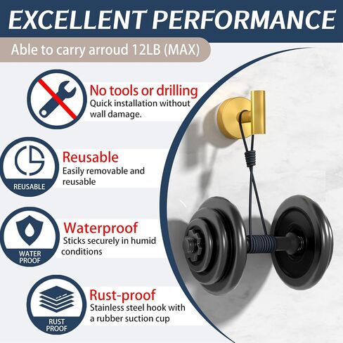 Suction Cup Hooks for Shower,Bathroom,Kitchen,Window,Glass Door,Mirror,Tile,15LB Heavy Duty No-Drill Bath Robe Hook for Hanging Loofah,Towel,Coat,Cloth,Wreath in Saudi Arabia