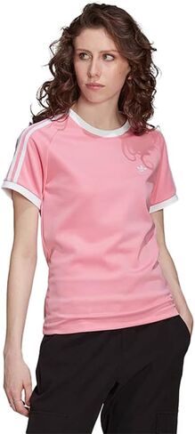 adidas Originals Adicolor Slim 3-Stripes T-Shirt Bliss Pink LG in Saudi Arabia