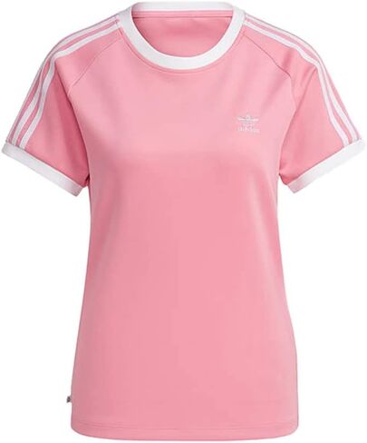 adidas Originals Adicolor Slim 3-Stripes T-Shirt Bliss Pink LG in Saudi Arabia