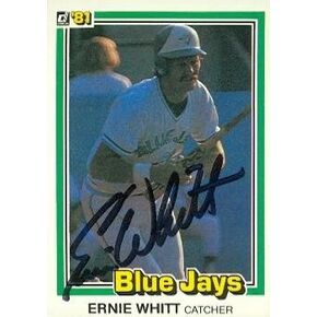 مستودع توقيعه 104460 Ernie Whitt Card Baseball Card Toronto Blue Jays 1981 Donruss No. 390 in Saudi Arabia