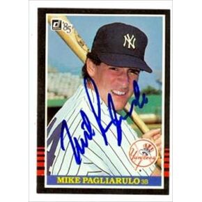 Autograph Warehouse 42406 Mike Pagliarulo Autographed Baseball Card New York Yankees 1985 Donruss No. 539 in Kuwait