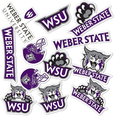 Desert Cactus Weber State University Sticker Weber Wildcats Vinyl Secal Matop Botto Scrapbook Carbook (Type 2) in Kuwait