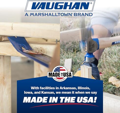 Vaughan Soft Face Hammer ، American High Carbon Steel Head ، 12 Oz ، Made in the USA ، SF12 ، VN19410 in Kuwait