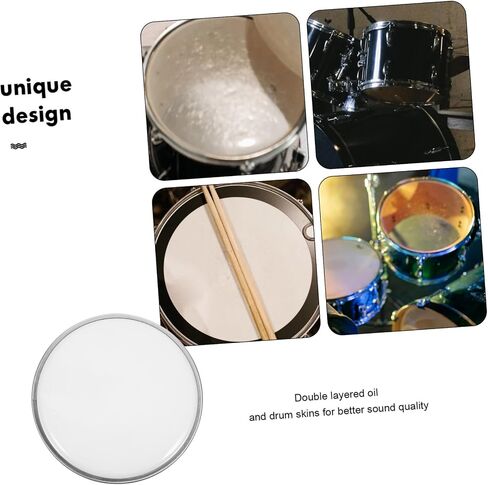 Toyvian 14 Inch Snare Drum Bottom Head Drum Pad Skin Replacements for Practice in Saudi Arabia