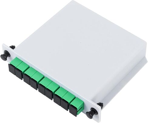 4-Pack SCAPC PLC Fiber Optic Splitter 1x2 Cassette Card Inserting, Optic Fiber Splitter for Home Wiring, LAN, Network Rooms, Fiber Distribution Box in Saudi Arabia