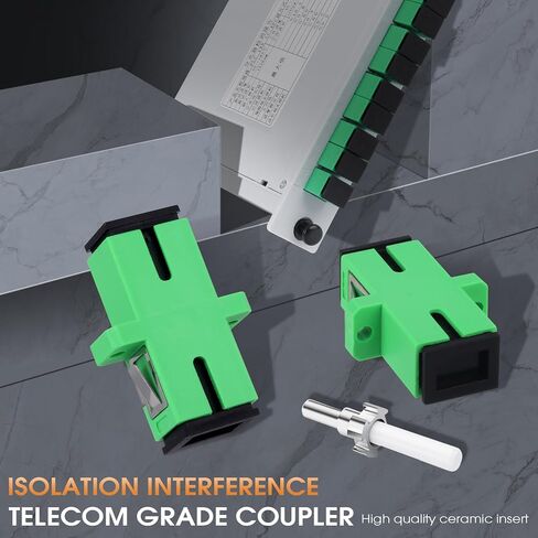 4-Pack SCAPC PLC Fiber Optic Splitter 1x2 Cassette Card Inserting, Optic Fiber Splitter for Home Wiring, LAN, Network Rooms, Fiber Distribution Box in Saudi Arabia