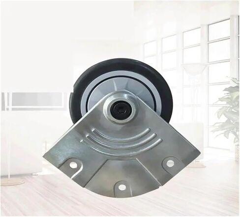 3-inch Aluminum Alloy Bracket Aircraft case Special casters Silent Rubber Corner Wheels 1 Piece Gray Bag in Saudi Arabia